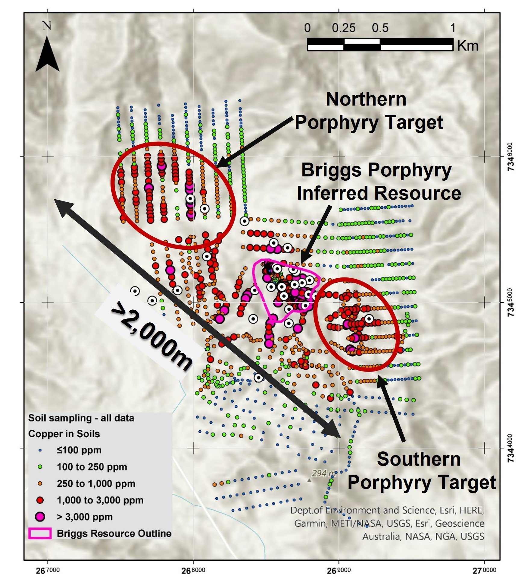 Alma Metals Porphyry Targets Briggs Central Inferred Mineral Resource